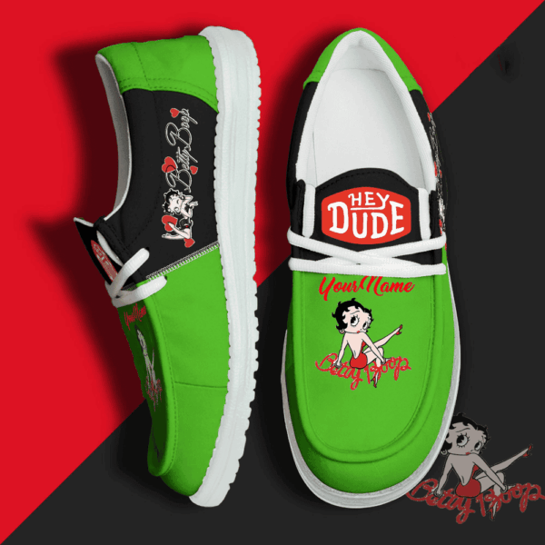 Tubopro Betty Boop Personalized Hey Dude Shoes For Men And Women