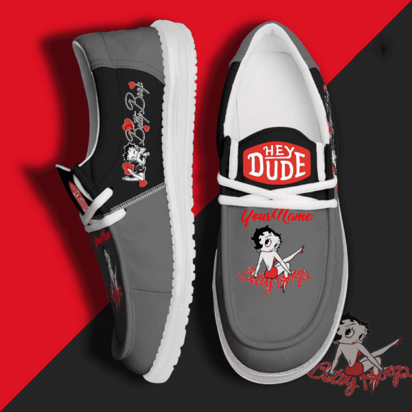 Tubopro Betty Boop Personalized Hey Dude Shoes For Men And Women