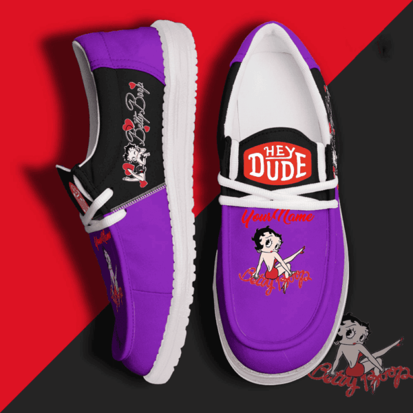 Tubopro Betty Boop Personalized Hey Dude Shoes For Men And Women