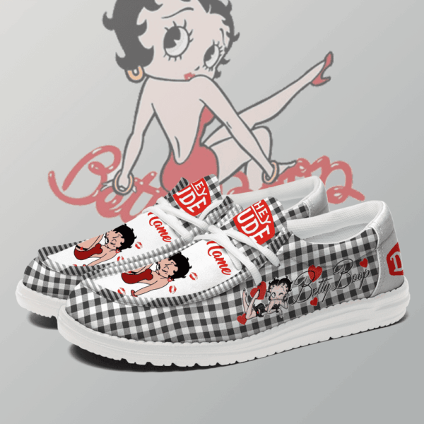 Tubopro Betty Boop Personalized Hey Dude Shoes For Men And Women - Image 5