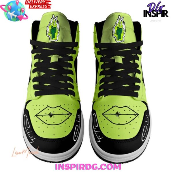 Tubopro Billie Eilish AJ1 High Sneakers Shoes For Men And Women - Image 2