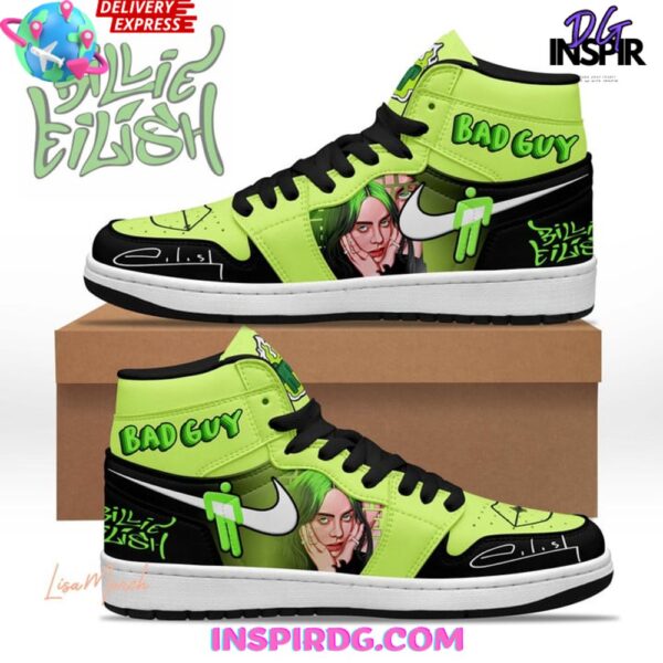 Tubopro Billie Eilish AJ1 High Sneakers Shoes For Men And Women