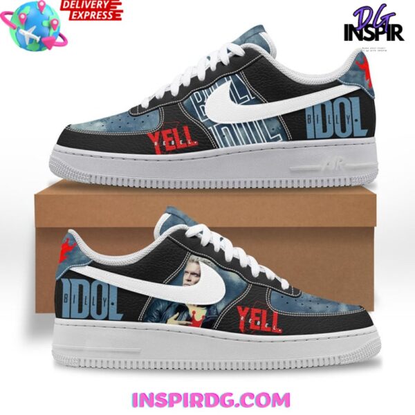 Tubopro Billy Idol Rebel Yell Air Low-Top Sneakers Shoes For Men And Women - Image 2