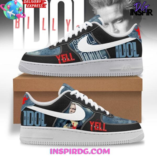 Tubopro Billy Idol Rebel Yell Air Low-Top Sneakers Shoes For Men And Women