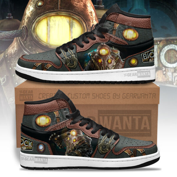 Tubopro BioShock Subject Delta AJ1 High Sneakers Shoes For Men And Women
