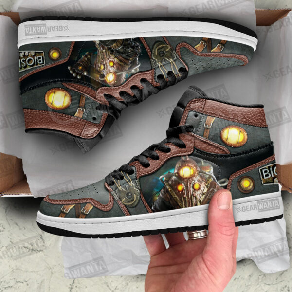 Tubopro BioShock Subject Delta AJ1 High Sneakers Shoes For Men And Women - Image 2