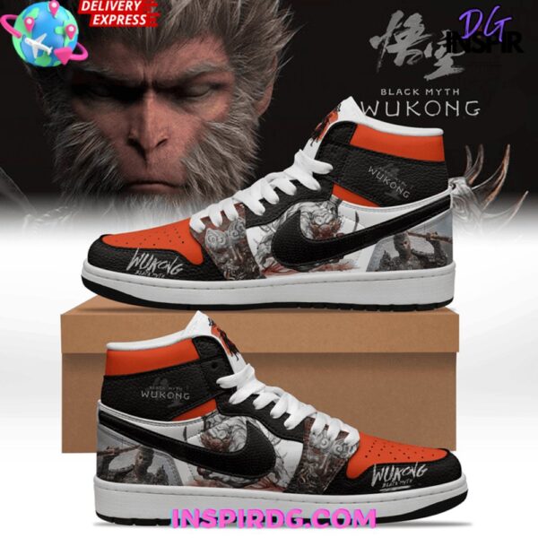 Tubopro Black Myth Wukong AJ1 High Sneakers Shoes For Men And Women