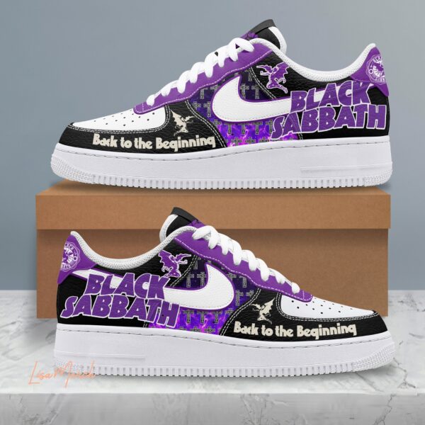 Tubopro Black Sabbath Air Low-Top Sneakers Shoes For Men And Women - Image 2