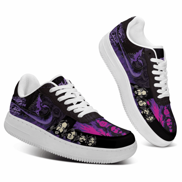 Tubopro Black Sabbath Air Low-Top Sneakers Shoes For Men And Women - Image 3