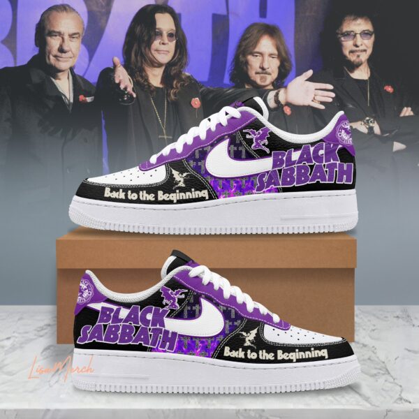 Tubopro Black Sabbath Air Low-Top Sneakers Shoes For Men And Women