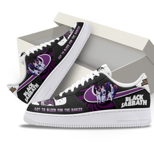 Tubopro Black Sabbath Air Low-Top Sneakers Shoes For Men And Women - Image 2