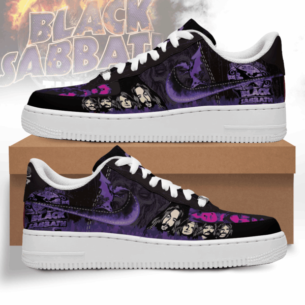 Tubopro Black Sabbath Air Low-Top Sneakers Shoes For Men And Women