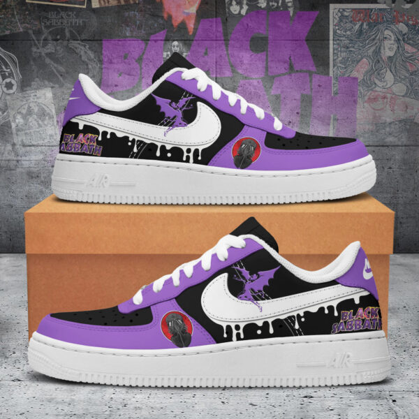 Tubopro Black Sabbath Air Low-Top Sneakers Shoes For Men And Women
