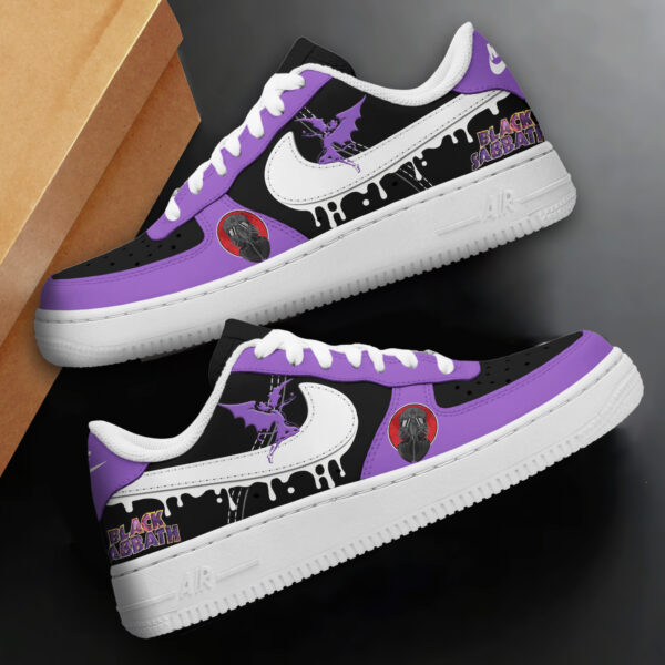 Tubopro Black Sabbath Air Low-Top Sneakers Shoes For Men And Women - Image 2