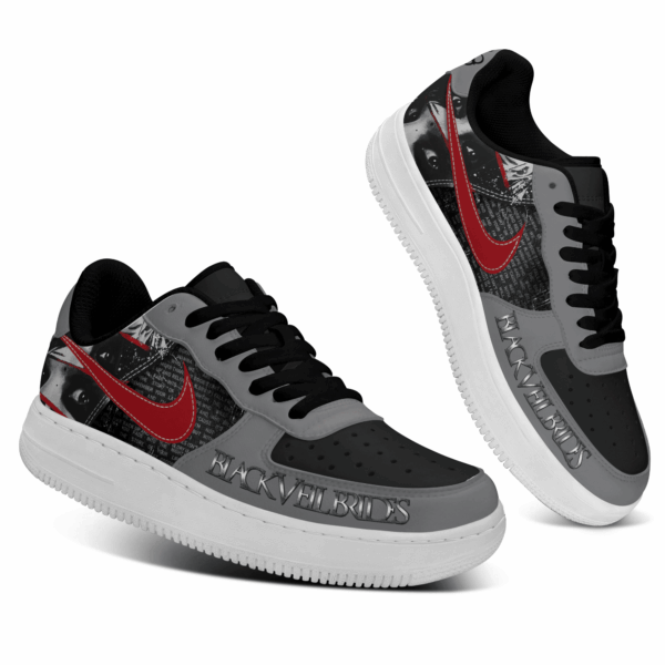 Tubopro Black Veil Brides Air Low-Top Sneakers Shoes For Men And Women - Image 3