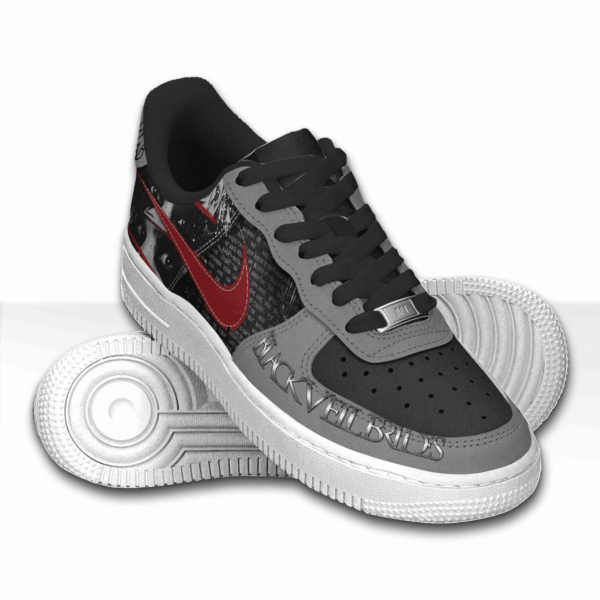 Tubopro Black Veil Brides Air Low-Top Sneakers Shoes For Men And Women - Image 2