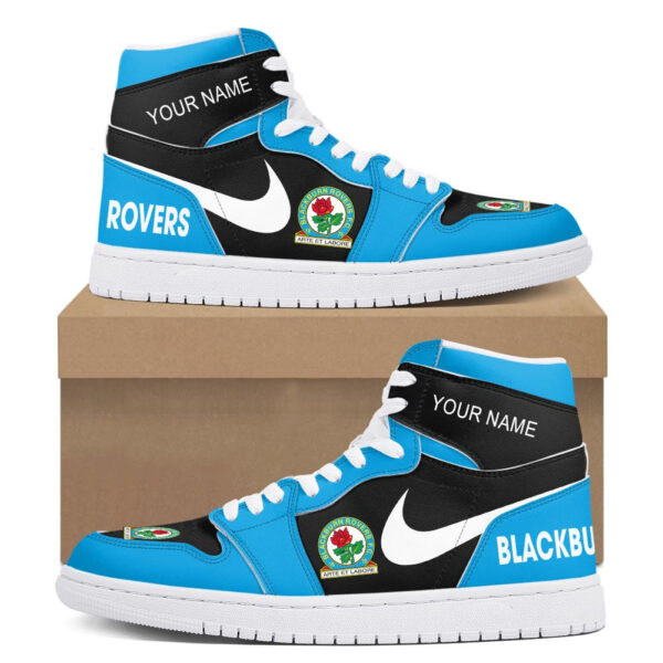 Tubopro Blackburn Rovers AJ1 High Sneakers Shoes For Men And Women - Image 2