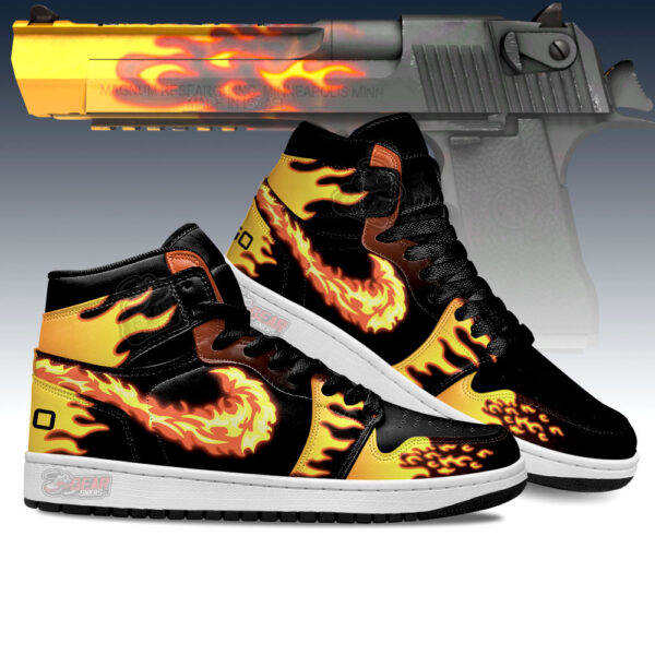 Tubopro Blaze Desert Eagle Counter Strike Skins AJ1 High Sneakers Shoes For Men And Women - Image 3