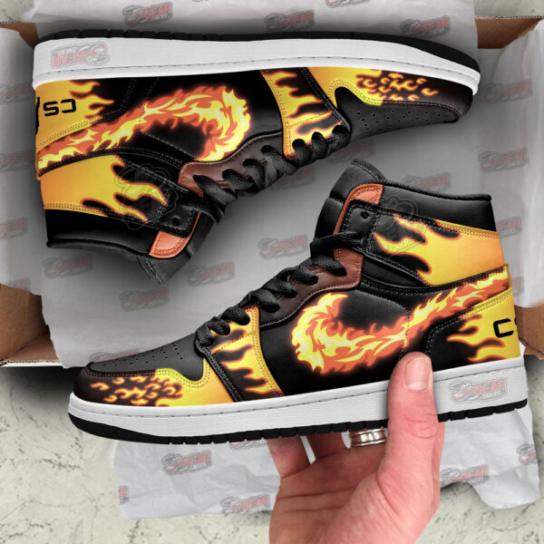 Tubopro Blaze Desert Eagle Counter Strike Skins AJ1 High Sneakers Shoes For Men And Women - Image 2