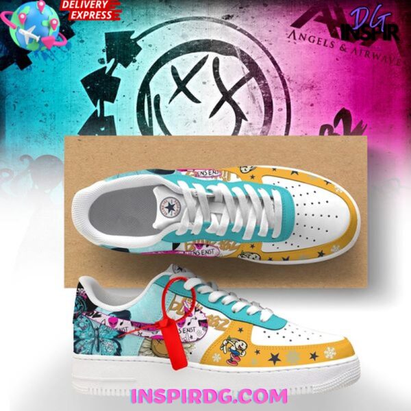 Tubopro Blink-182 Air Low-Top Sneakers Shoes For Men And Women