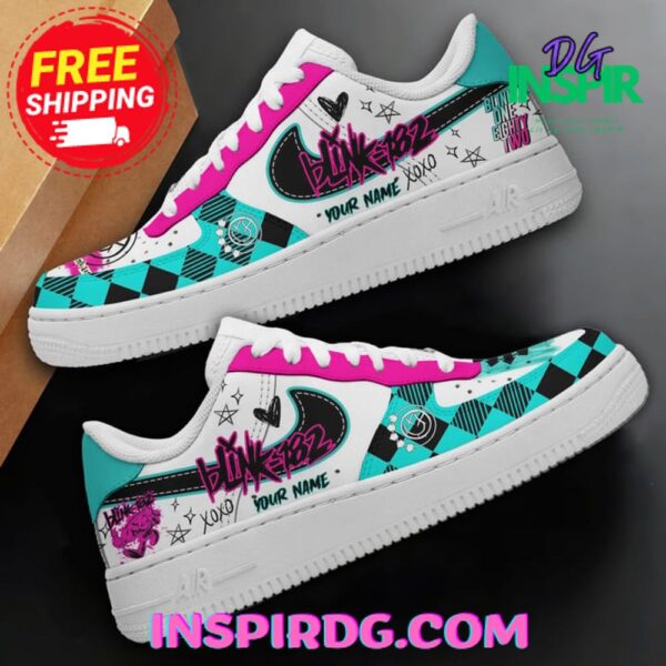 Tubopro Blink-182 Air Low-Top Sneakers Shoes For Men And Women - Image 2