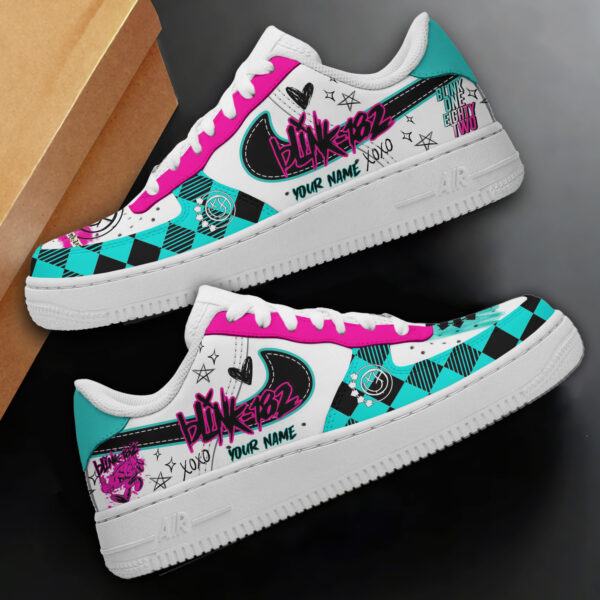 Tubopro Blink 182 Air Low-Top Sneakers Shoes For Men And Women - Image 2