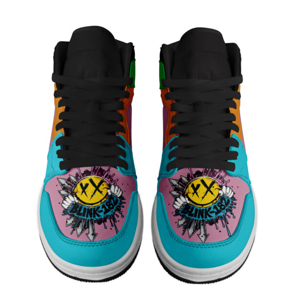 Tubopro Blink 182 AJ1 High Sneakers Shoes For Men And Women - Image 2