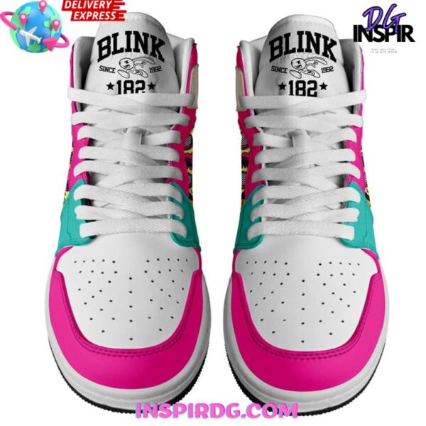 Tubopro Blink-182 AJ1 High Sneakers Shoes For Men And Women - Image 3