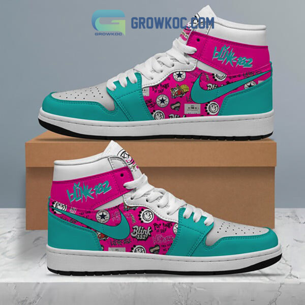 Tubopro Blink-182 AJ1 High Sneakers Shoes For Men And Women