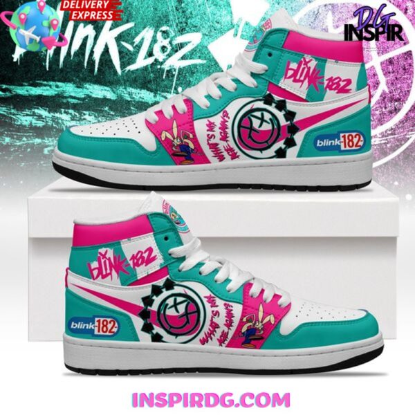 Tubopro Blink-182 AJ1 High Sneakers Shoes For Men And Women