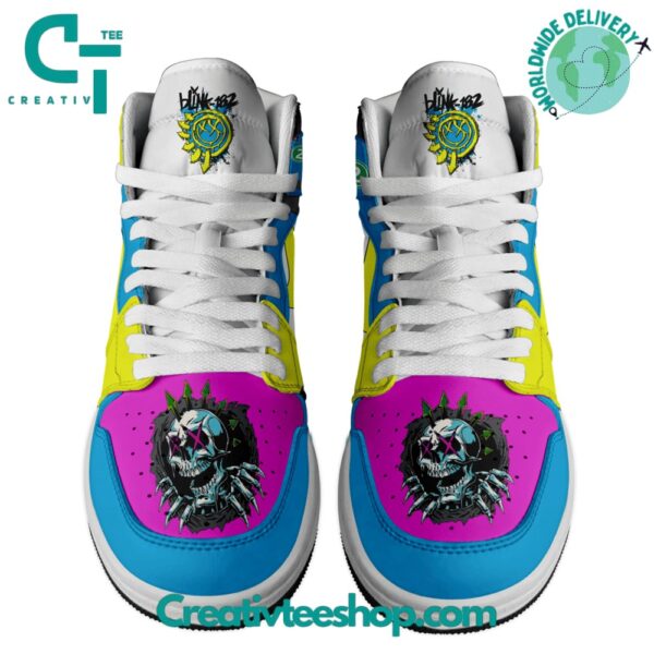 Tubopro Blink 182 AJ1 High Sneakers Shoes For Men And Women - Image 2