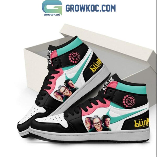 Tubopro Blink 182 AJ1 High Sneakers Shoes For Men And Women - Image 3