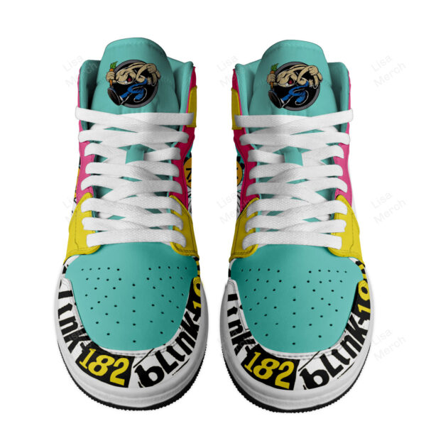 Tubopro Blink 182 AJ1 High Sneakers Shoes For Men And Women - Image 2