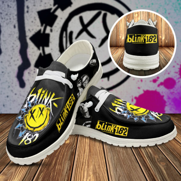 Tubopro Blink 182 Personalized Hey Dude Shoes For Men And Women - Image 2