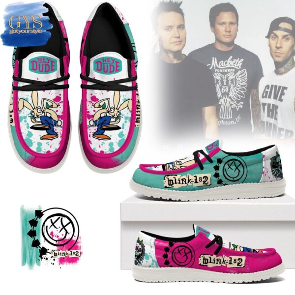 Tubopro Blink-182 Personalized Hey Dude Shoes For Men And Women