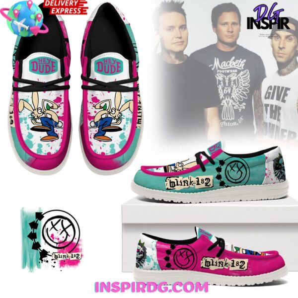 Tubopro Blink-182 Personalized Hey Dude Shoes For Men And Women