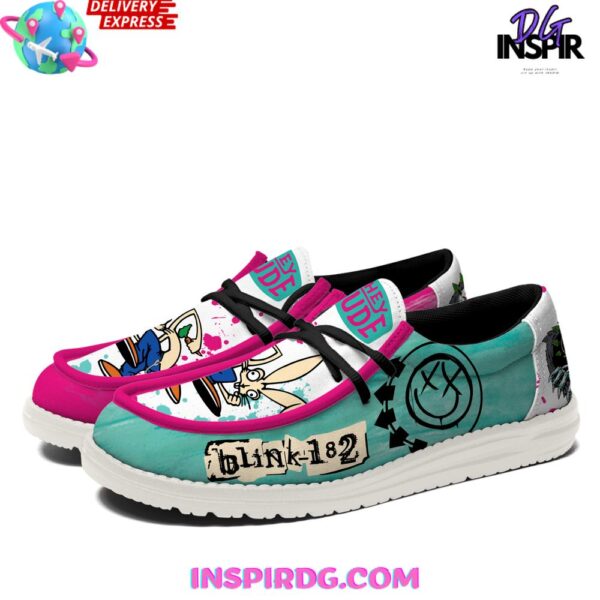 Tubopro Blink-182 Personalized Hey Dude Shoes For Men And Women - Image 5
