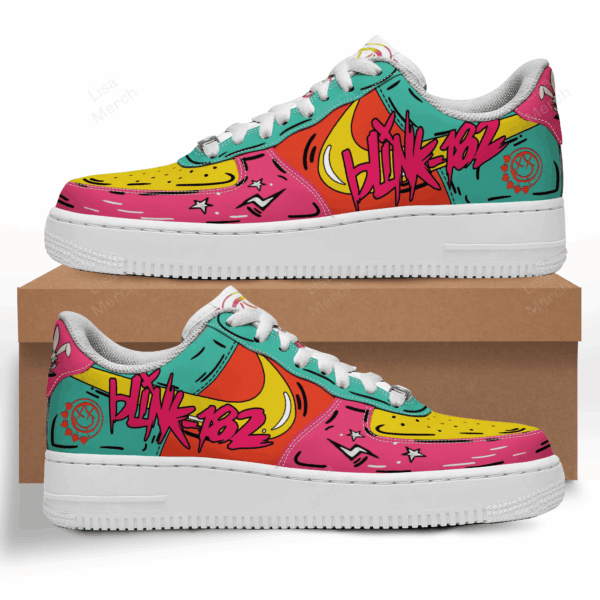 Tubopro Blink 182Air Low-Top Sneakers Shoes For Men And Women - Image 2