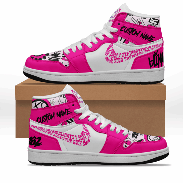Tubopro Blink 182AJ1 High Sneakers Shoes For Men And Women - Image 2