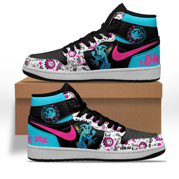 Tubopro Blink 182AJ1 High Sneakers Shoes For Men And Women - Image 2
