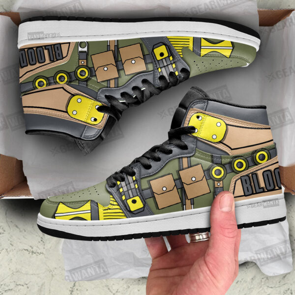 Tubopro Bloodhound Apex Legends AJ1 High Sneakers Shoes For Men And Women - Image 3