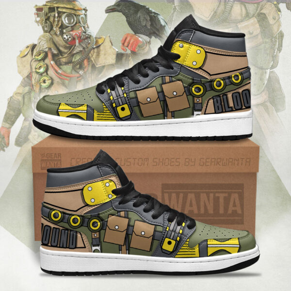 Tubopro Bloodhound Apex Legends AJ1 High Sneakers Shoes For Men And Women