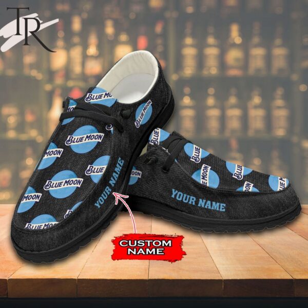 Tubopro Blue Moon Personalized Hey Dude Shoes For Men And Women - Image 4