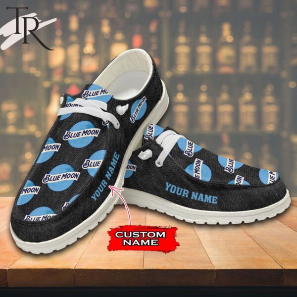 Tubopro Blue Moon Personalized Hey Dude Shoes For Men And Women