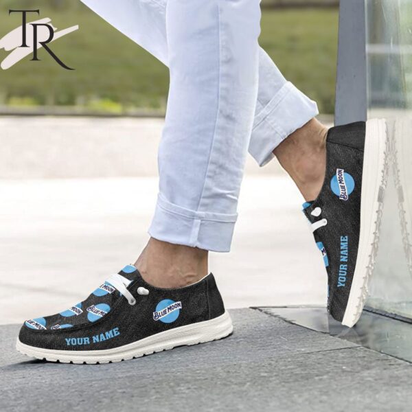Tubopro Blue Moon Personalized Hey Dude Shoes For Men And Women - Image 6
