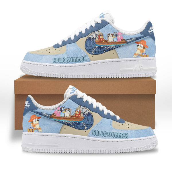 Tubopro Bluey Air Low-Top Sneakers Shoes For Men And Women - Image 3