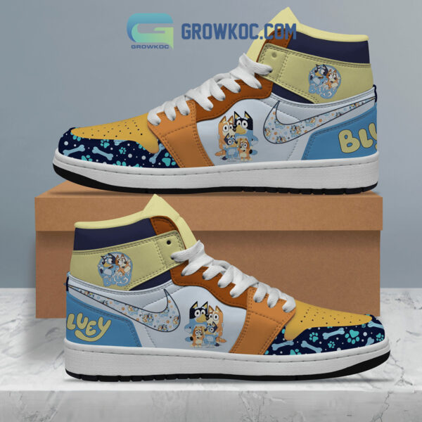 Tubopro Bluey AJ1 High Sneakers Shoes For Men And Women