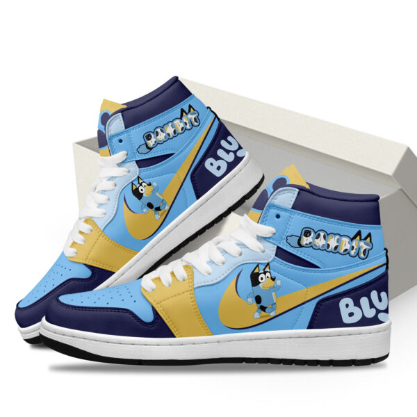 Tubopro Bluey AJ1 High Sneakers Shoes For Men And Women - Image 3