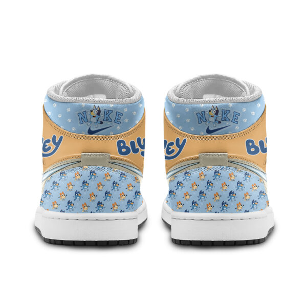 Tubopro Bluey AJ1 High Sneakers Shoes For Men And Women - Image 4