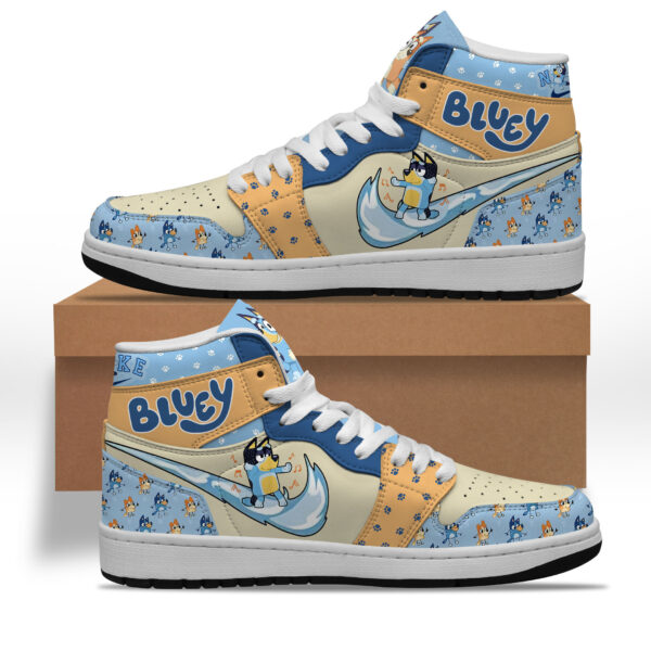 Tubopro Bluey AJ1 High Sneakers Shoes For Men And Women